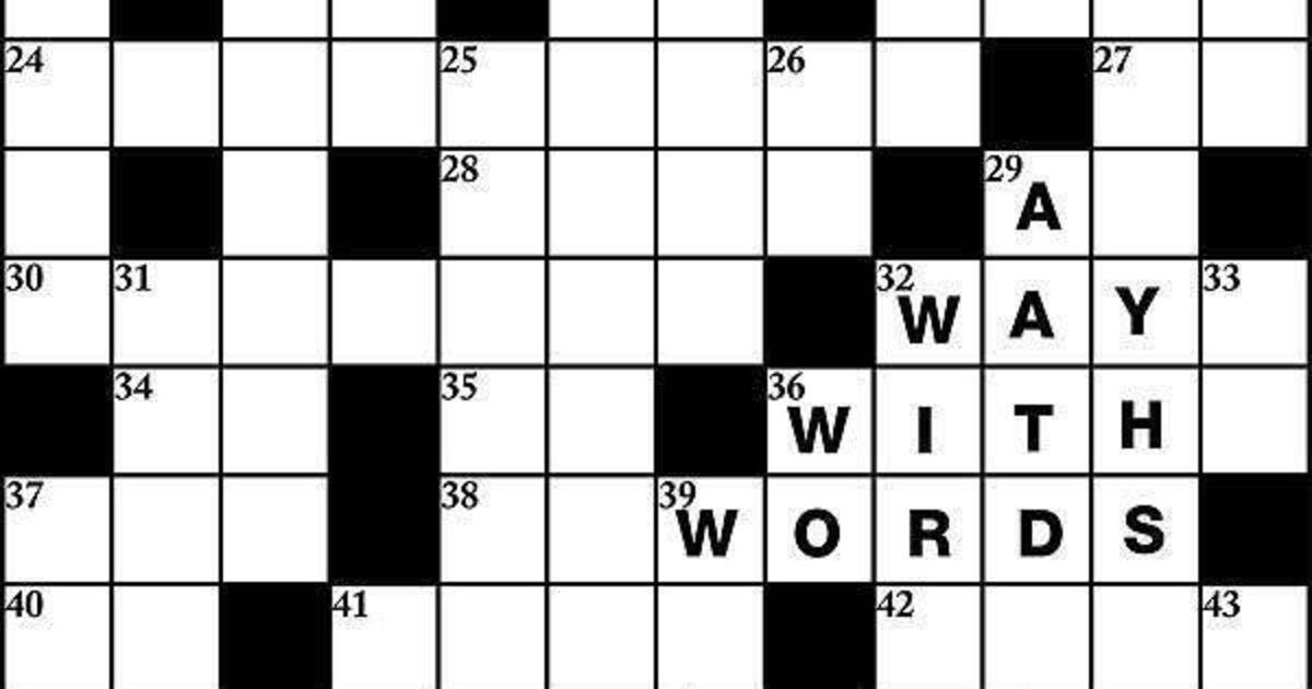 holed crossword clue