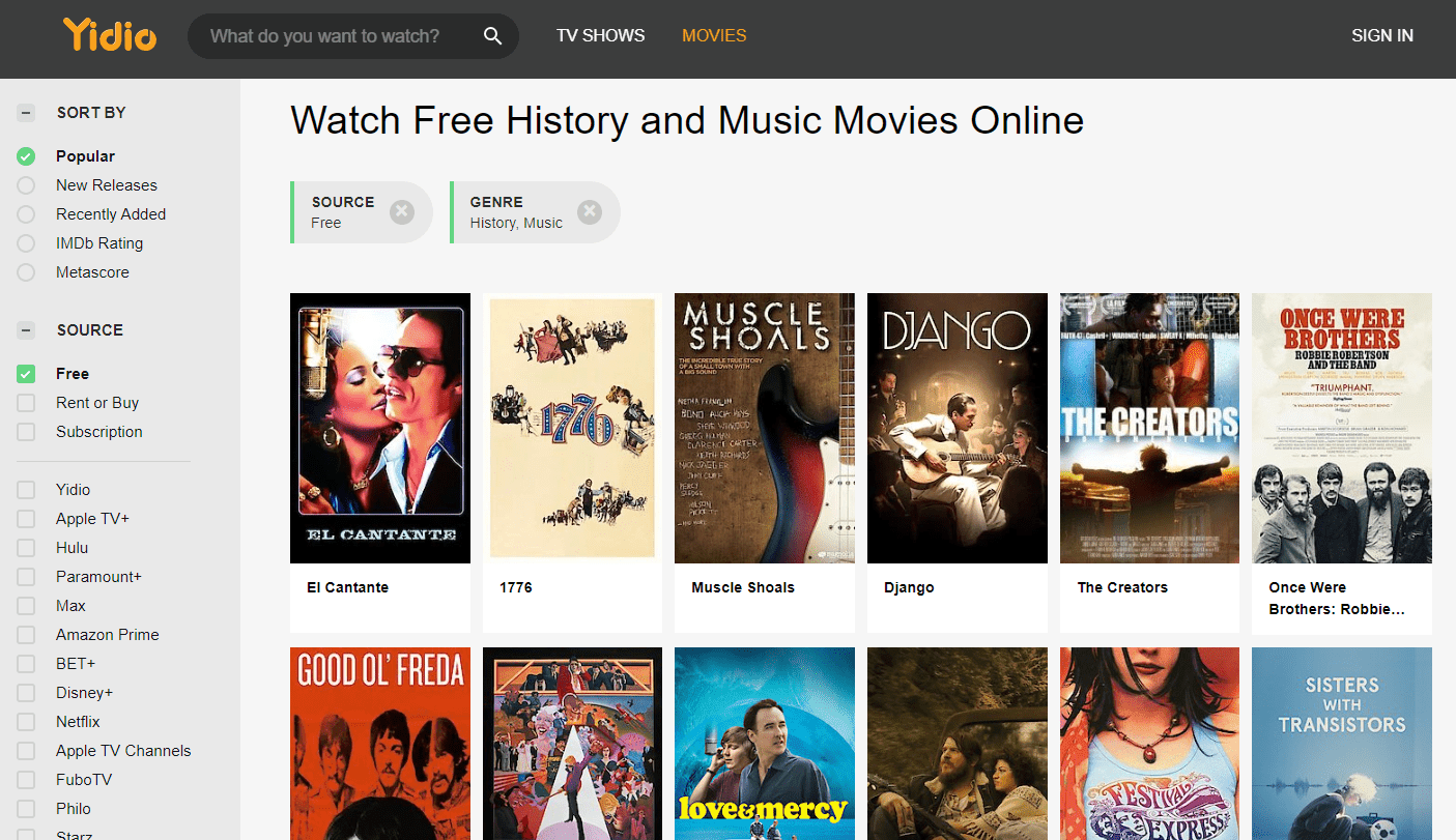 hollywood movies watch online websites