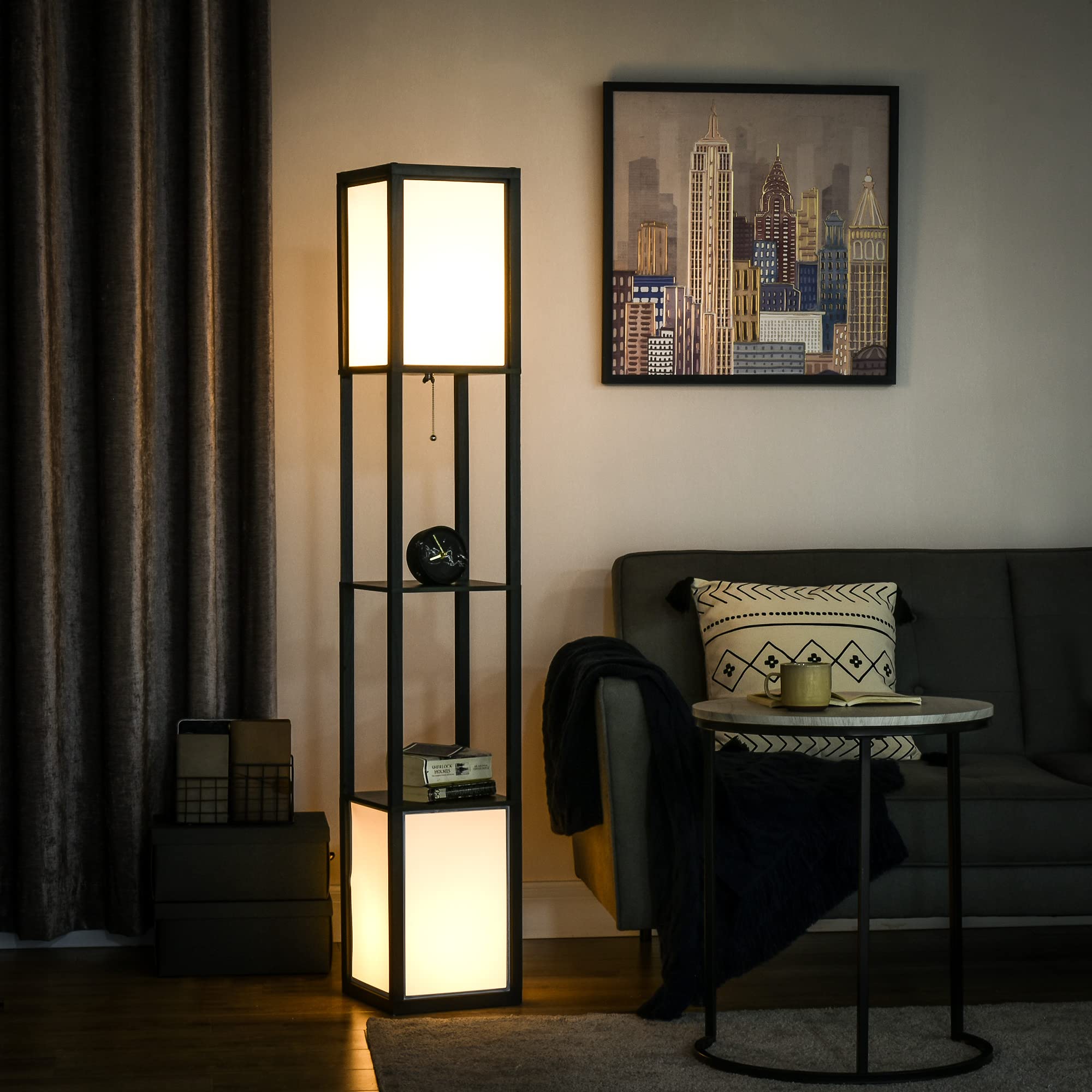 homcom floor lamp