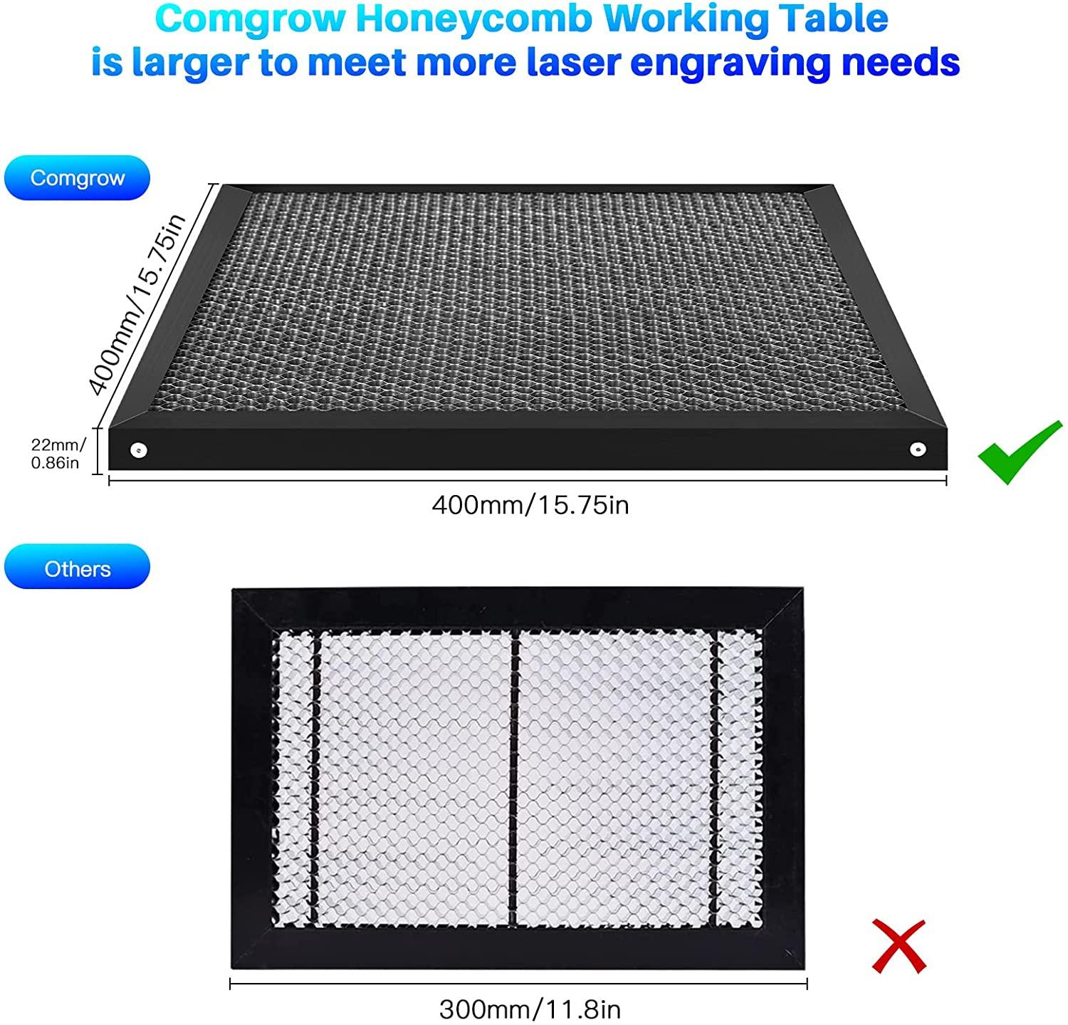 honeycomb laser bed