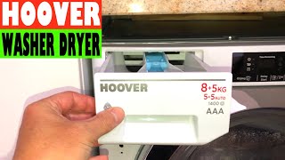 hoover washing machine detergent drawer