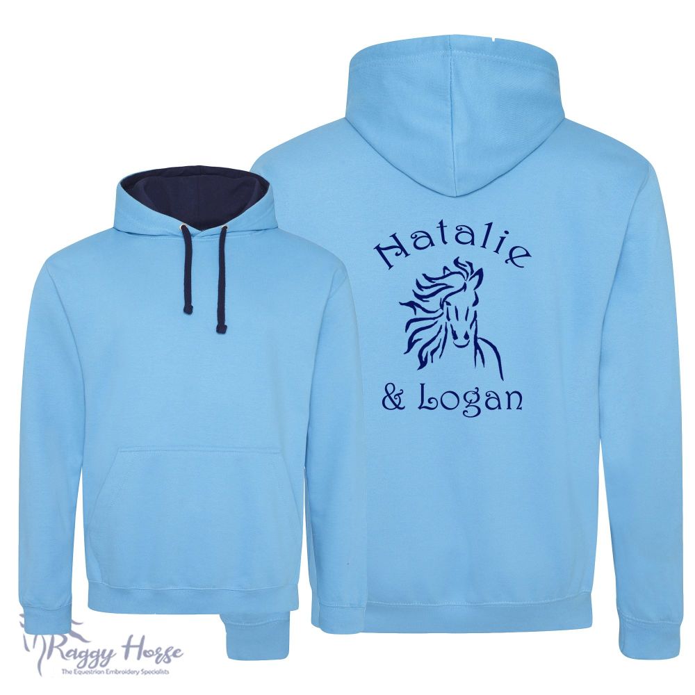 horse hoodie personalised