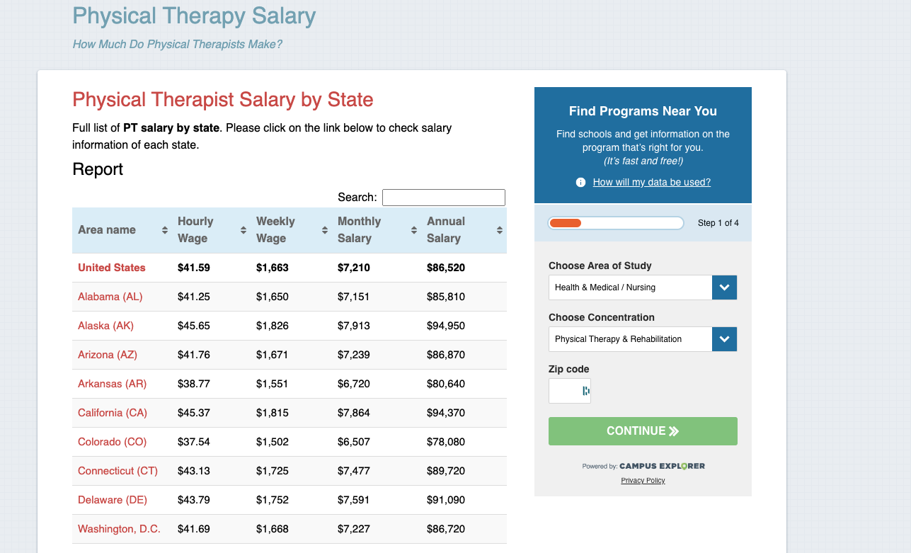 how do physical therapist get paid