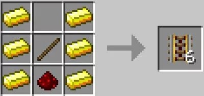 how do you make powered rails in minecraft