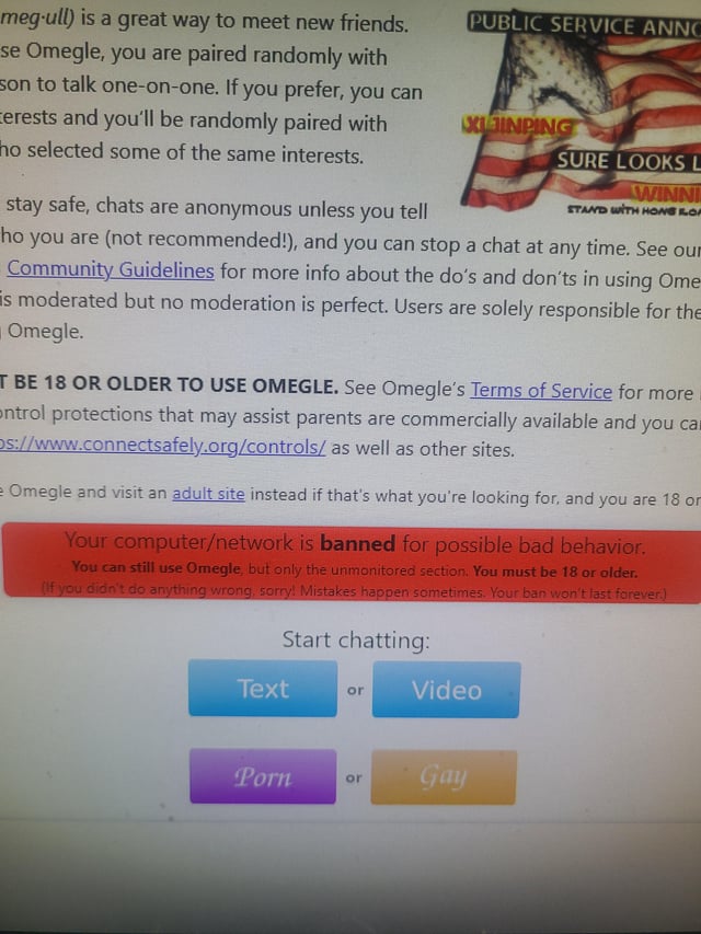how long do bans last on omegle