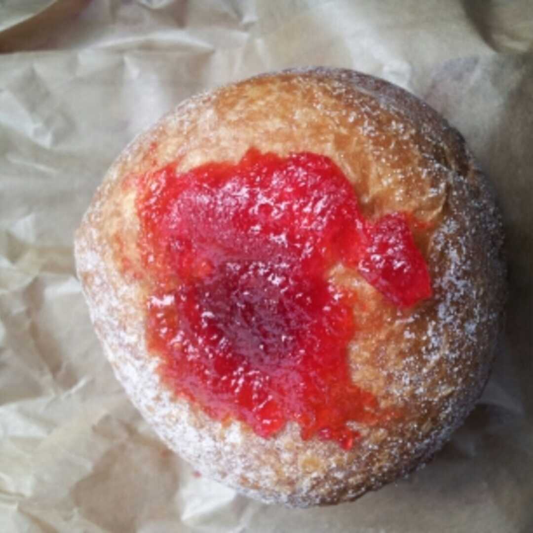how many calories are in a jam doughnut