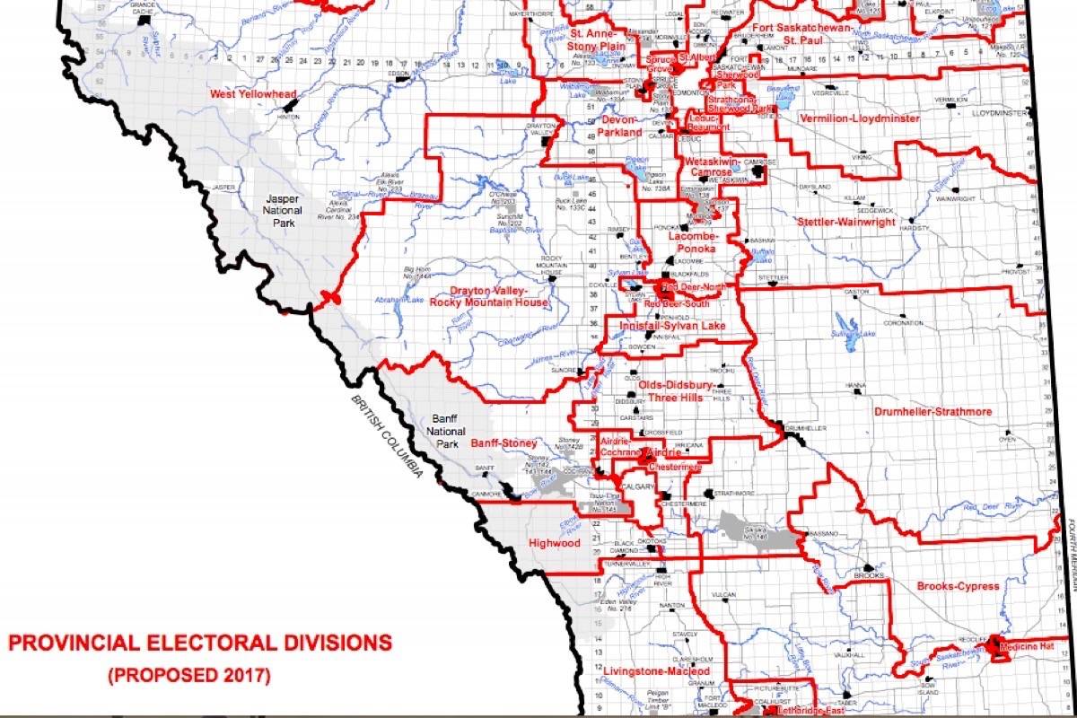 how many constituencies in alberta