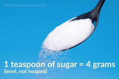 how many teaspoons is 4 grams