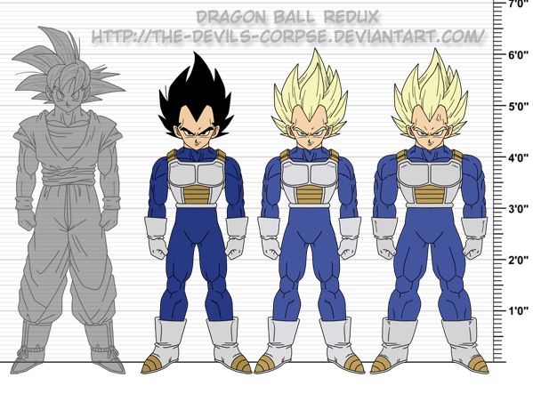 how tall is vegeta