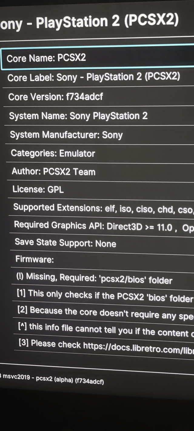 how to add ps2 bios to retroarch