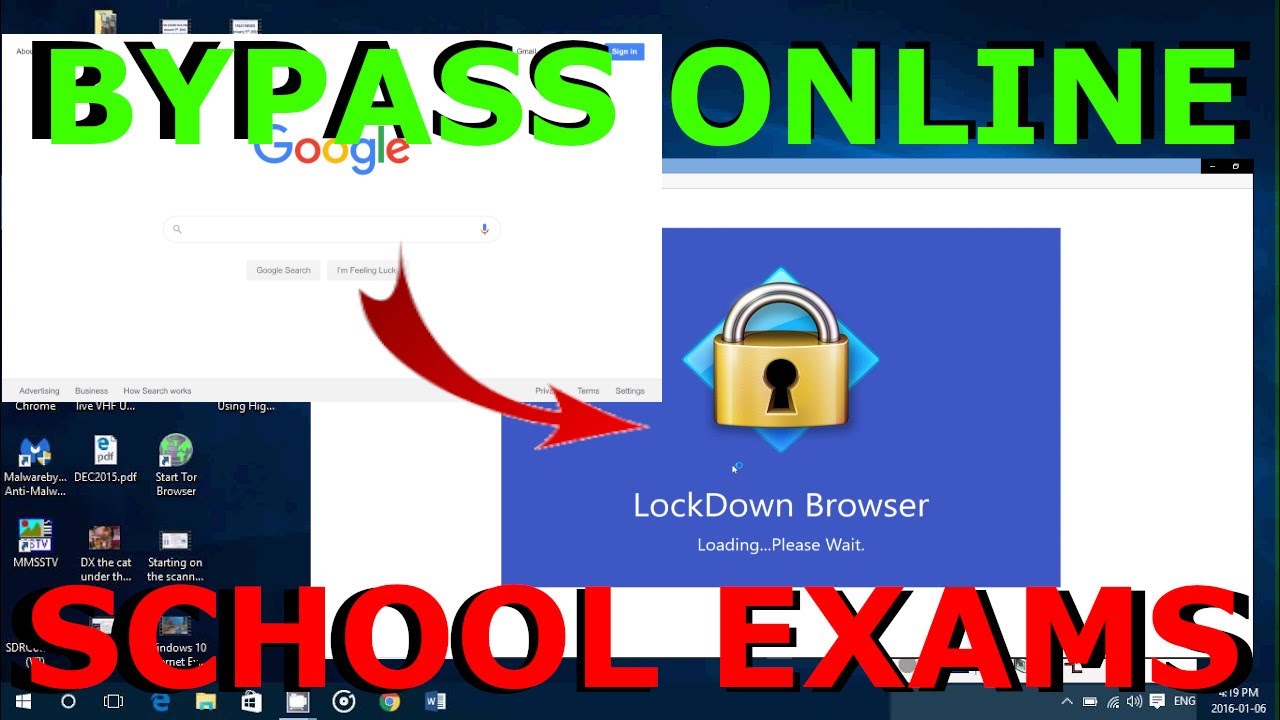 how to bypass lockdown browser