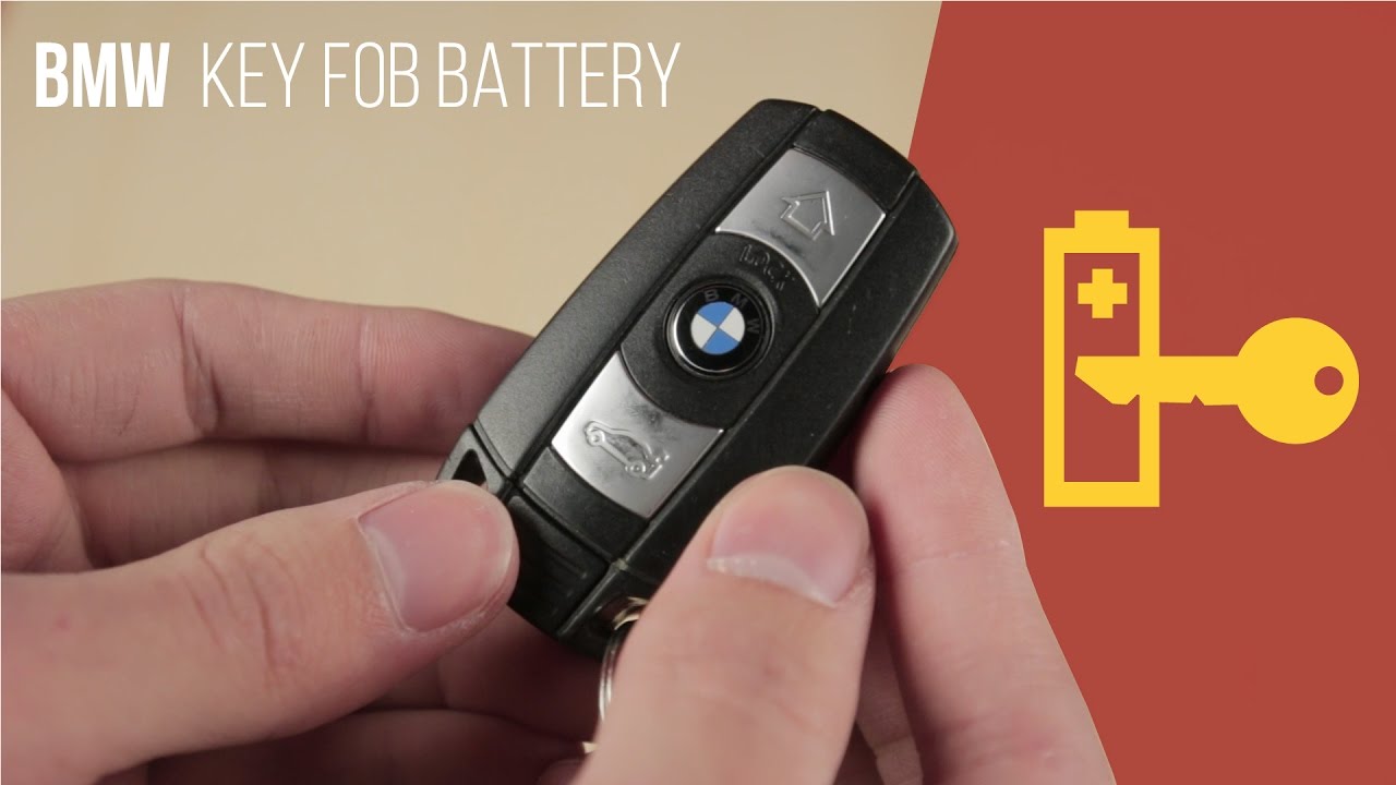 how to change bmw key fob battery