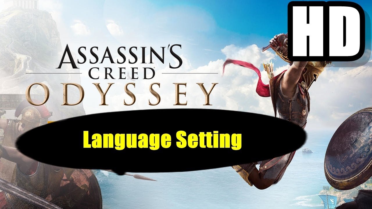 how to change language assassins creed odyssey