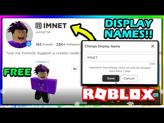 how to change your roblox nickname