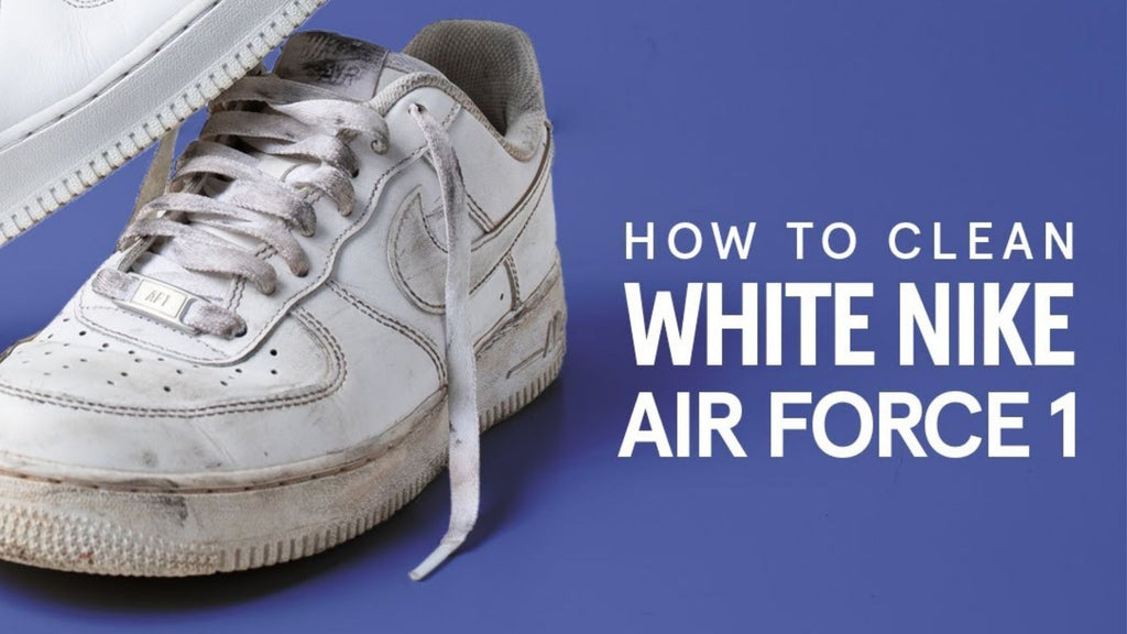 how to clean white af1