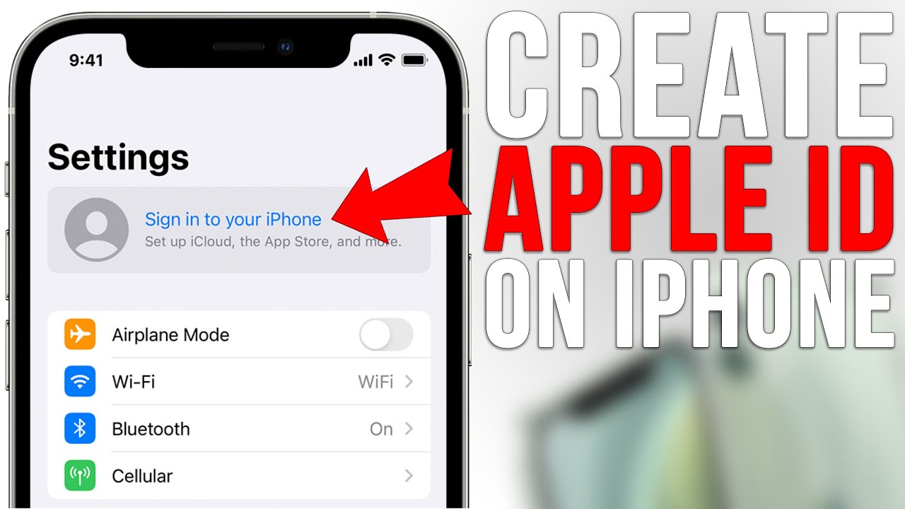 how to create a new apple id