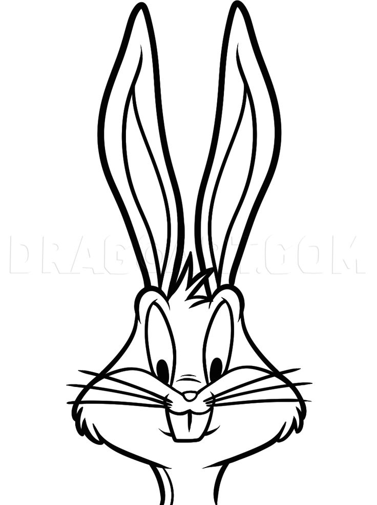 how to draw bugs bunny