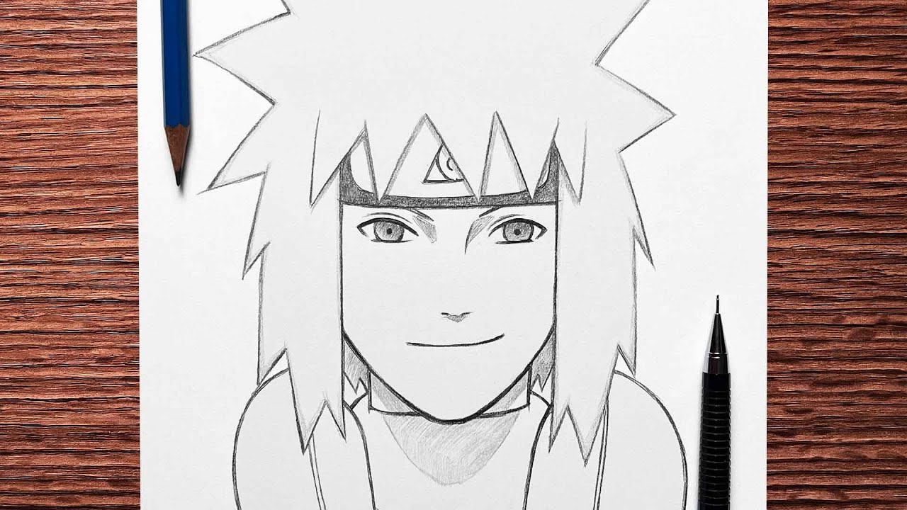 how to draw minato namikaze