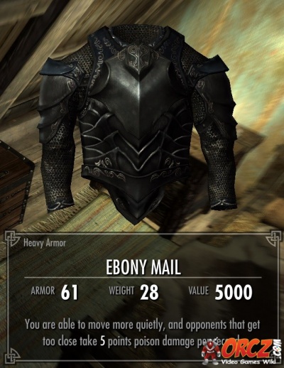 how to get ebony mail skyrim