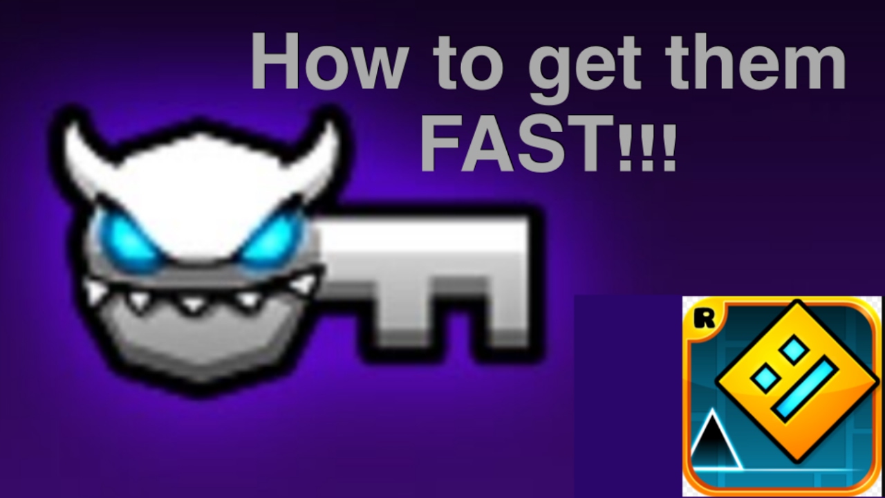 how to get keys in geometry dash