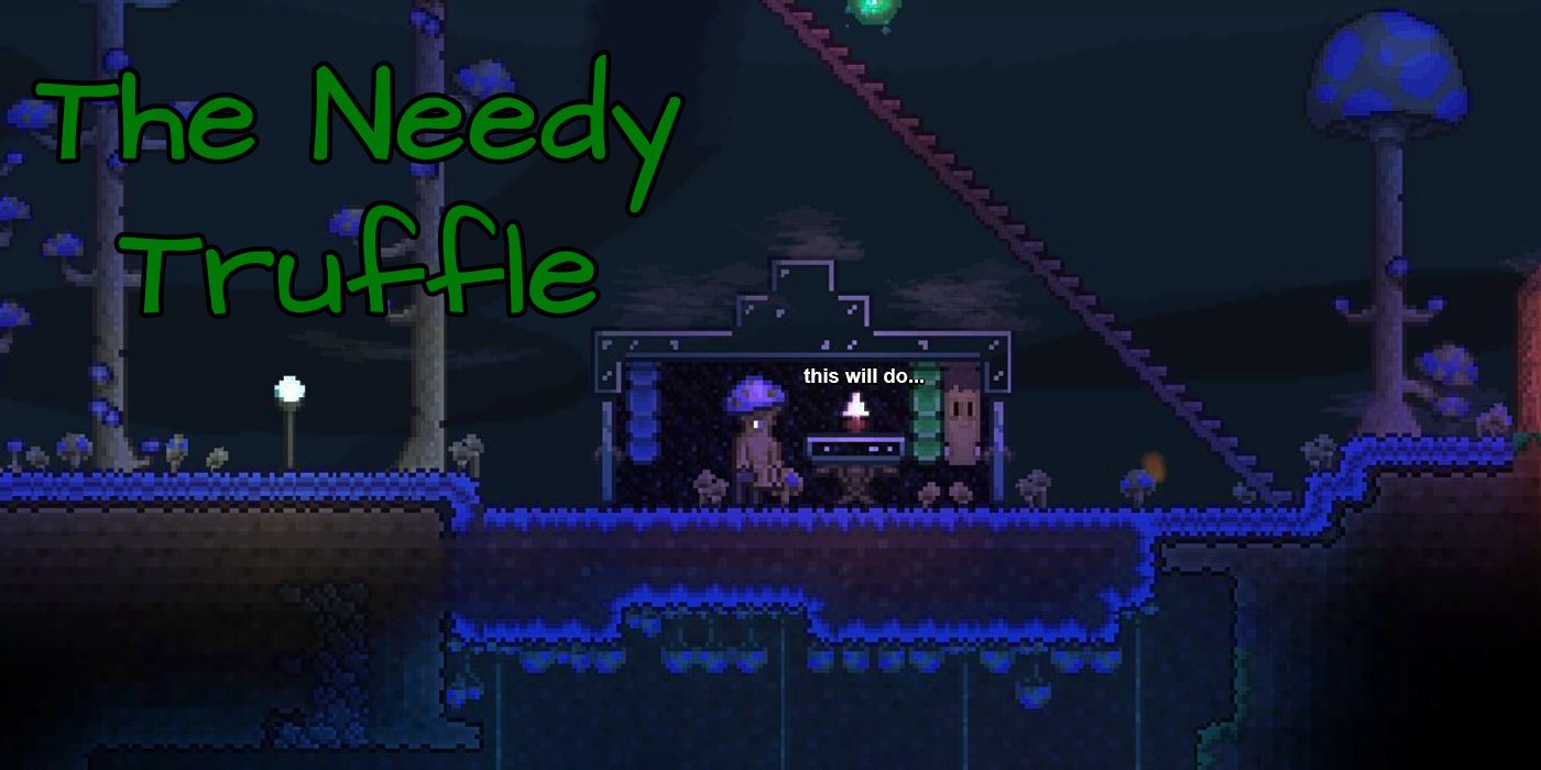 how to get the truffle to move in terraria