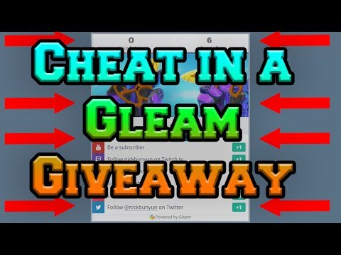 how to hack gleam io giveaways