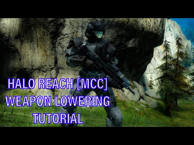 how to lower your weapon in halo reach