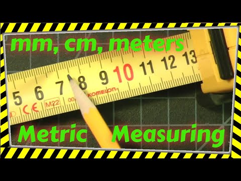 how to read a cm tape measure