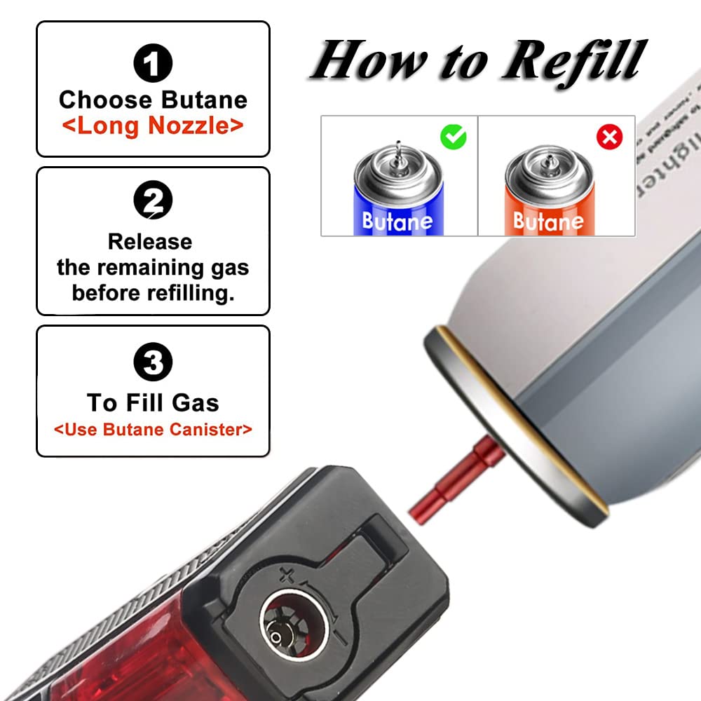 how to refill torch lighter with butane