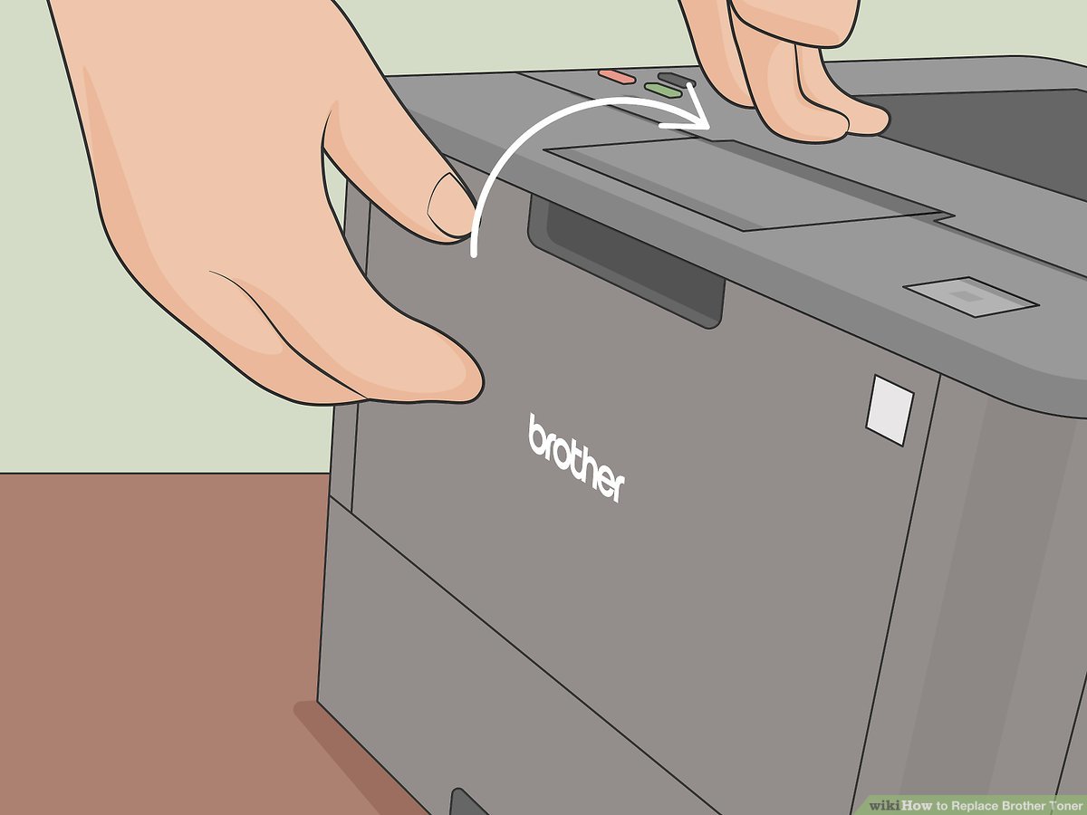 how to replace toner in brother printer