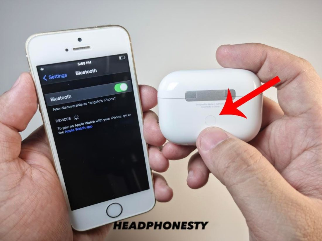 how to reset airpods pro