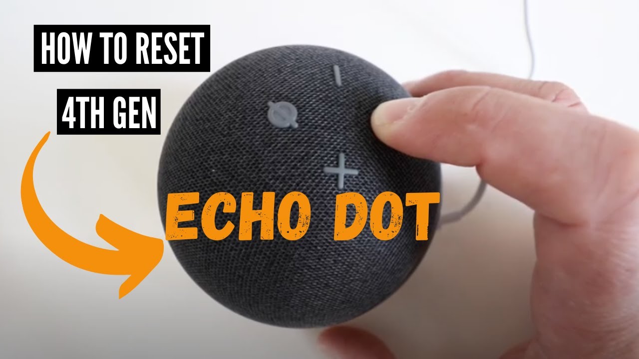 how to reset echo spot