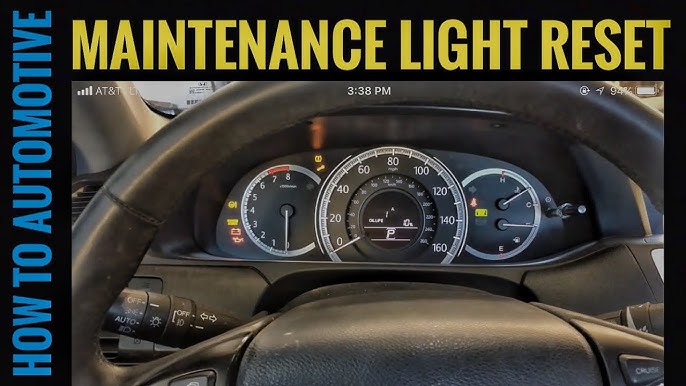 how to reset oil light on 2013 honda accord