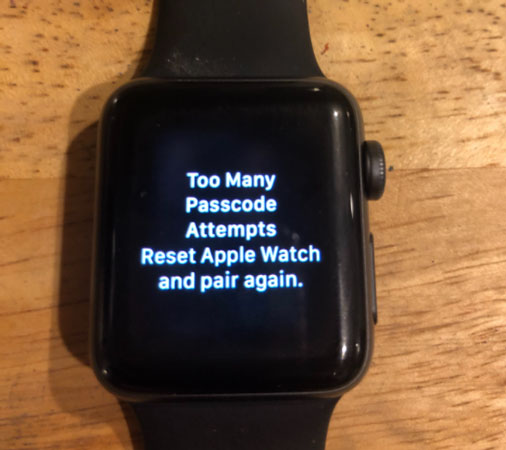 how to retrieve apple watch passcode