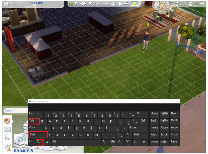 how to rotate camera sims 4 with keyboard