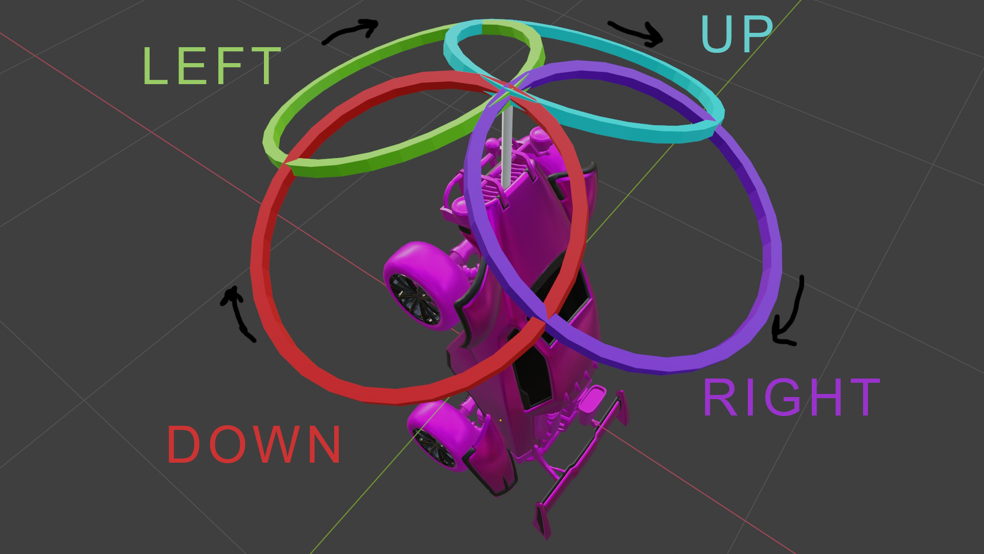 how to rotate in air rocket league