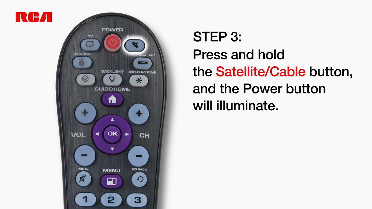 how to set universal remote rca