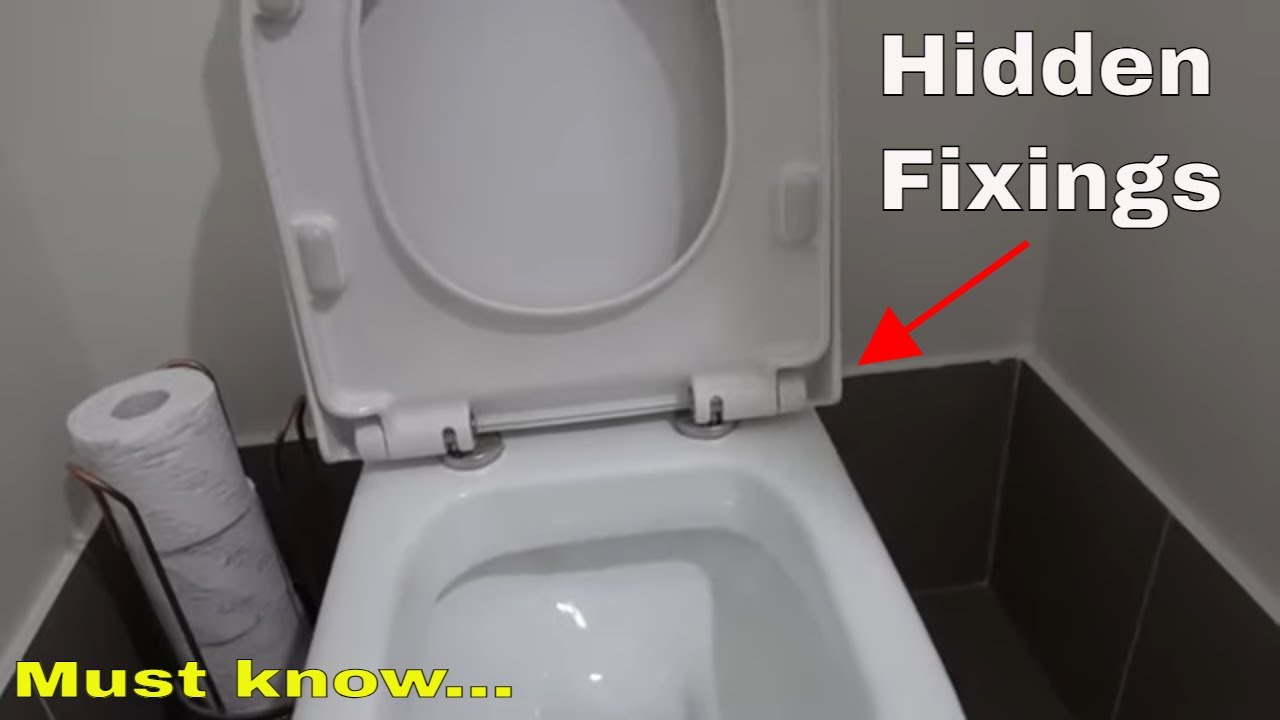 how to tighten toilet lid