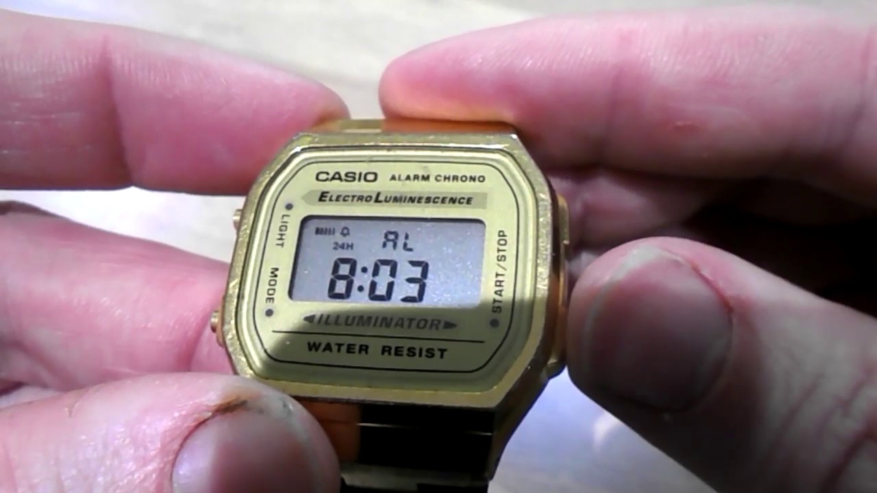 how to turn off alarm on casio watch