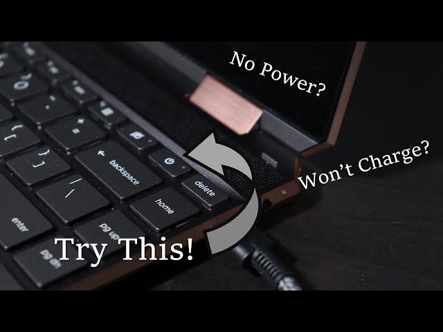 hp laptop will not charge when plugged in