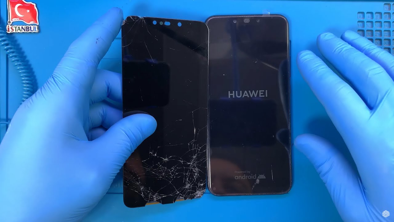 huawei mate 20 lite ekran yanması