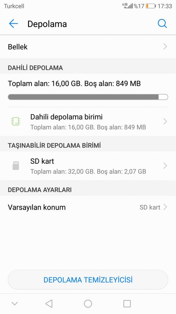 huawei sd karta taşıma