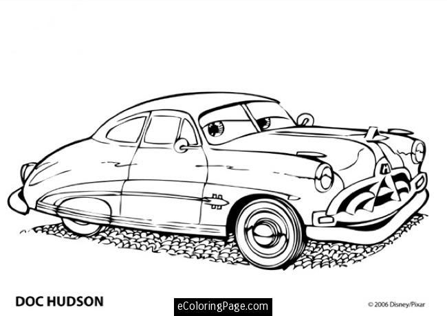 hudson hornet dibujo