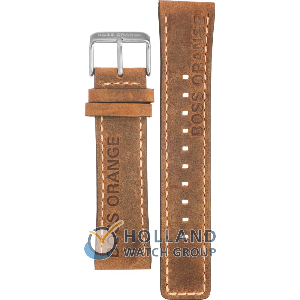 hugo boss watch straps leather