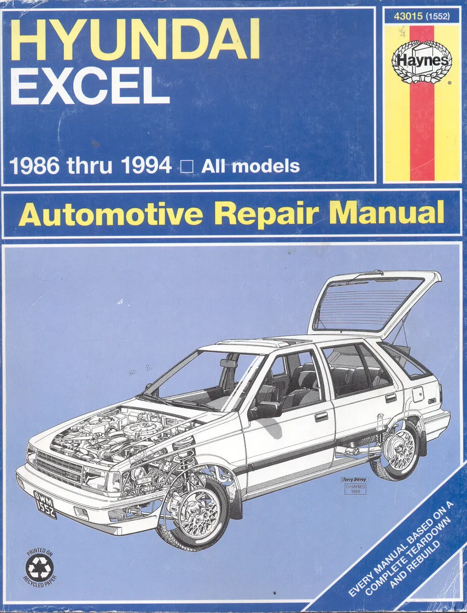 hyundai excel service manual