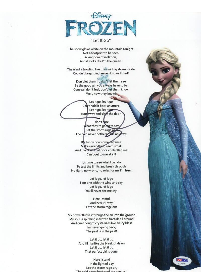 idina menzel let it go lyrics