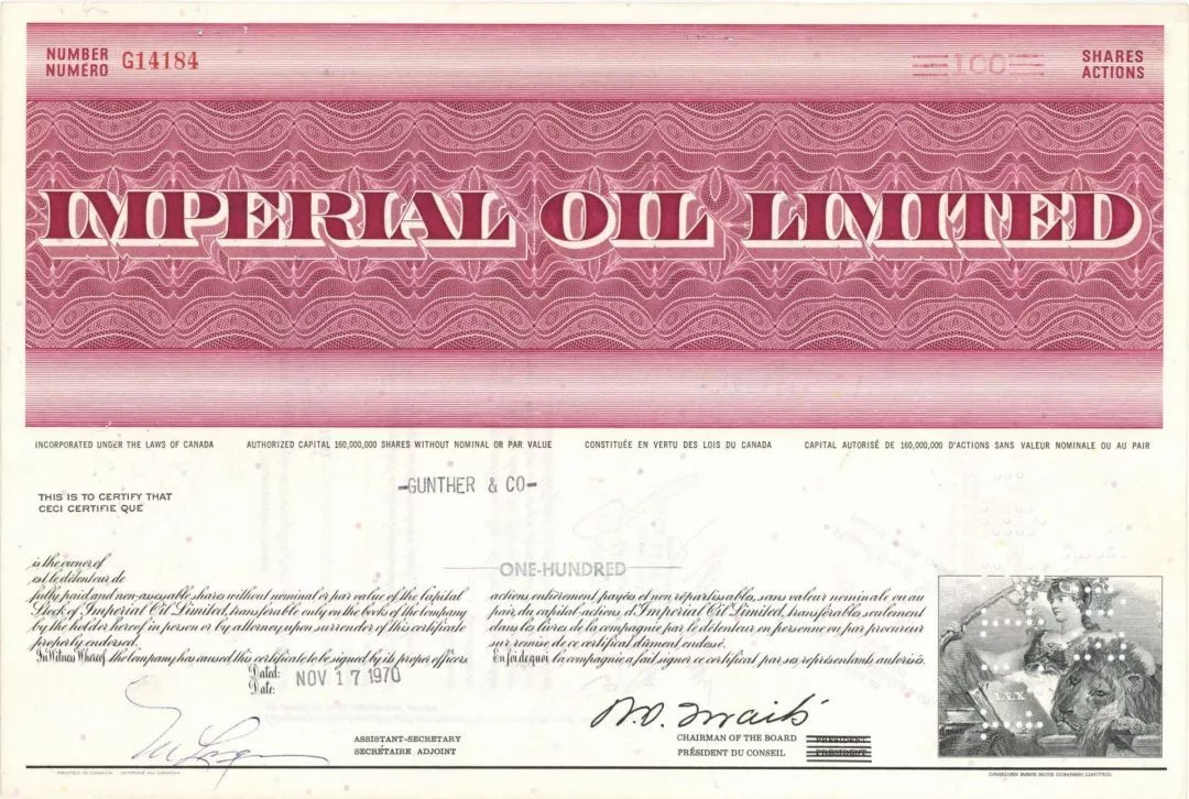 imperial oil stock