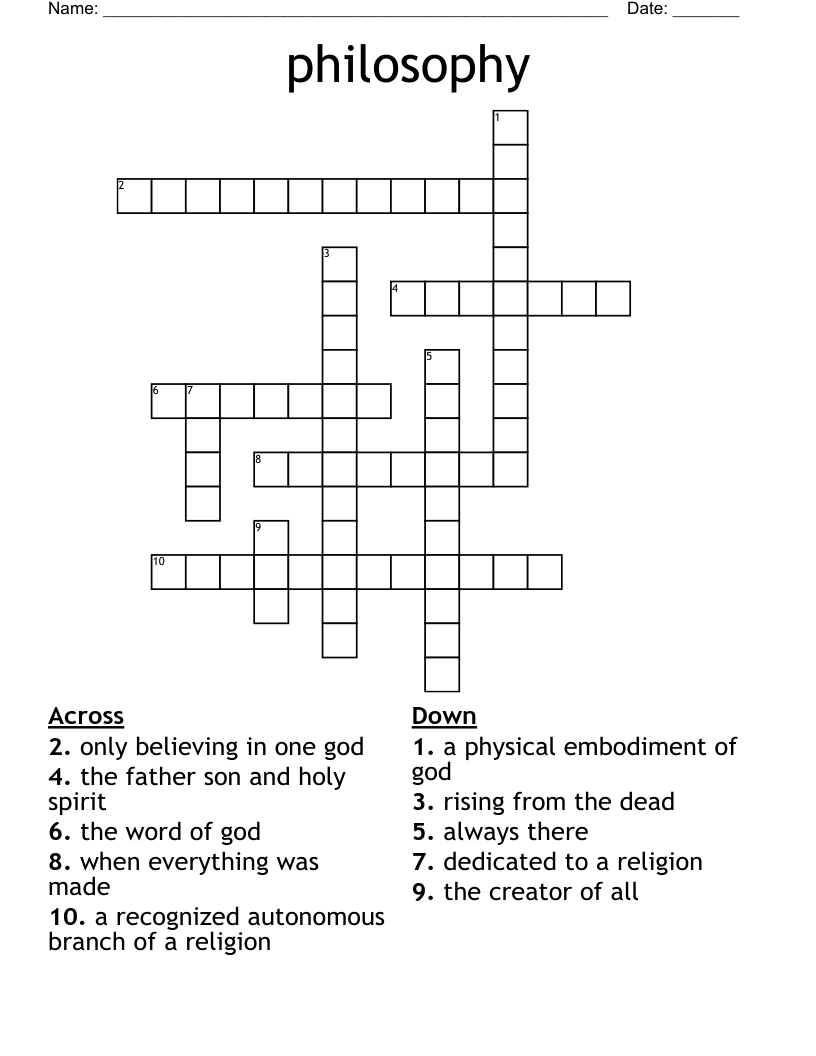 in philosophy things as they are in themselves crossword
