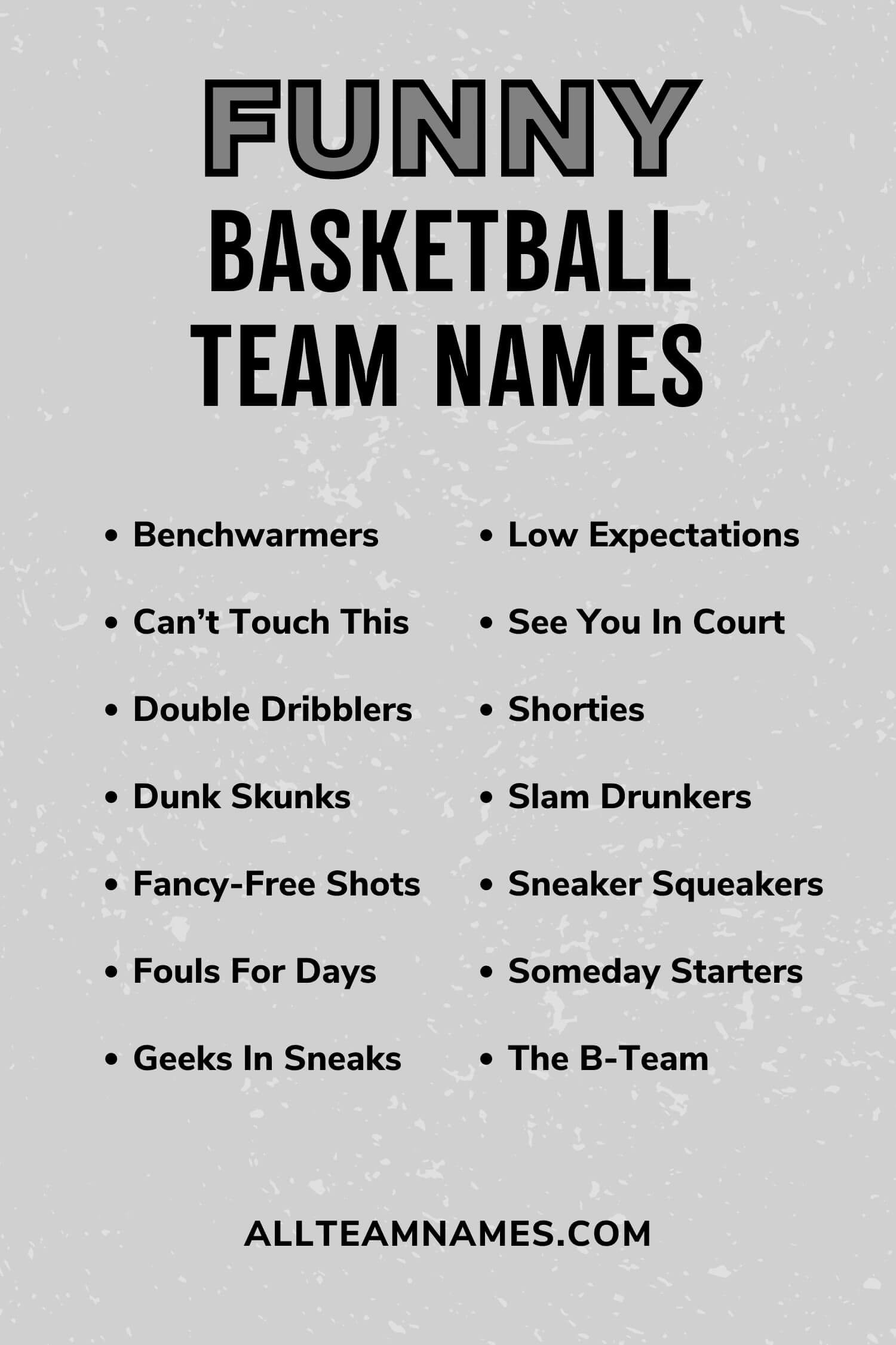 inappropriate fantasy basketball team names