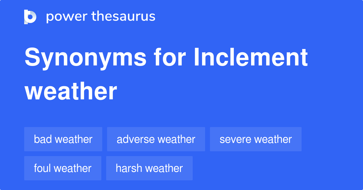 inclement antonym